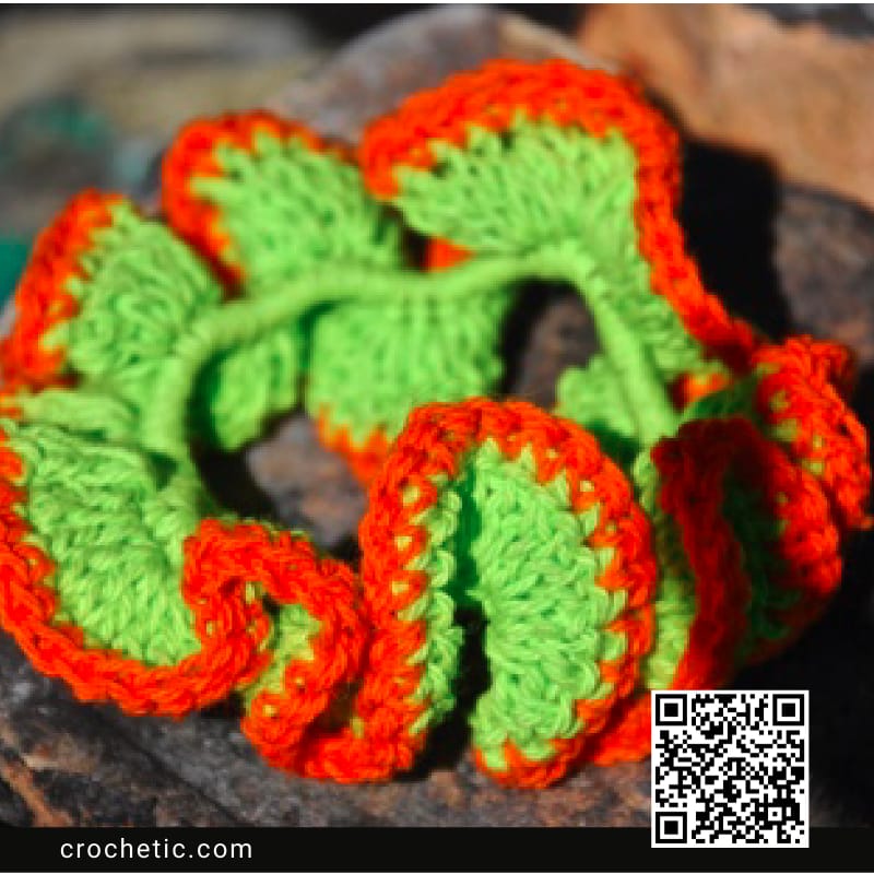 Coral Reef Scrunchies Headband - Crochet Pattern