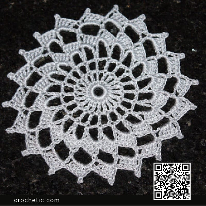 Lace Flower Coasters - Crochet Pattern