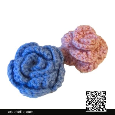 Crochet Rose Pattern - Crochet Pattern