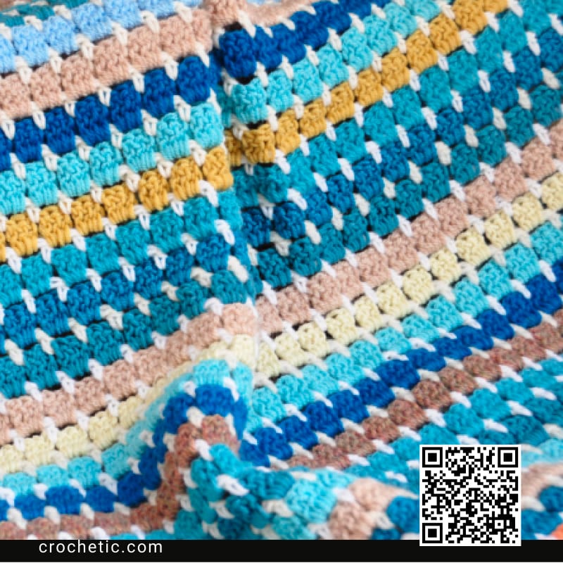 Granny Block Blanket- Crochet Pattern