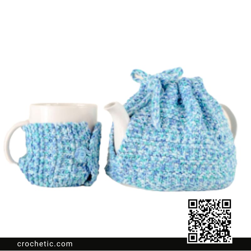 Simplici-Tea Knit Tea Cozy Set - Crochet Pattern
