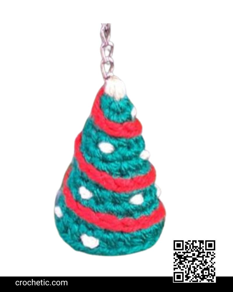 Christmas Tree Keychain - Crochet Pattern