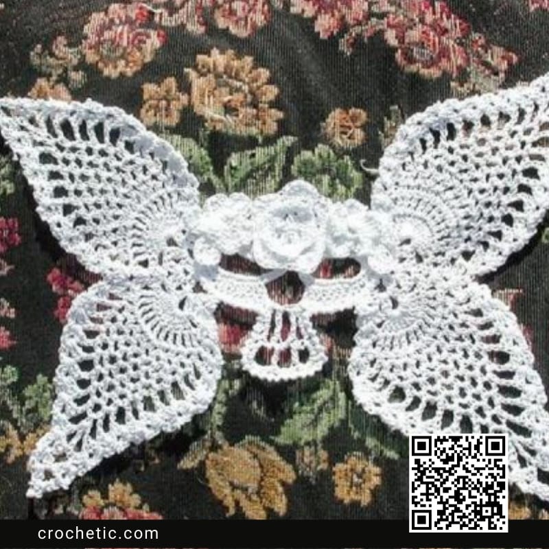 Dead Sugar Skull Applique - Crochet Pattern
