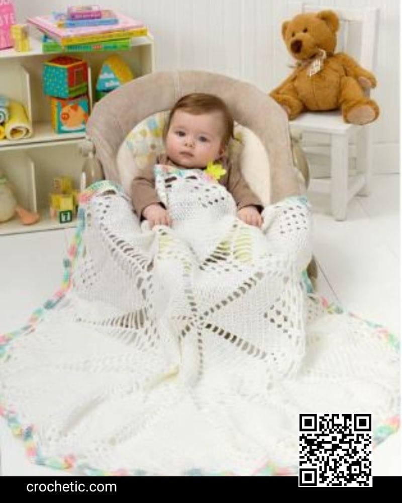 Doily Baby Blanket - Crochet Pattern