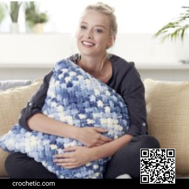 Ez Criss Cross Pillow - Crochet Pattern