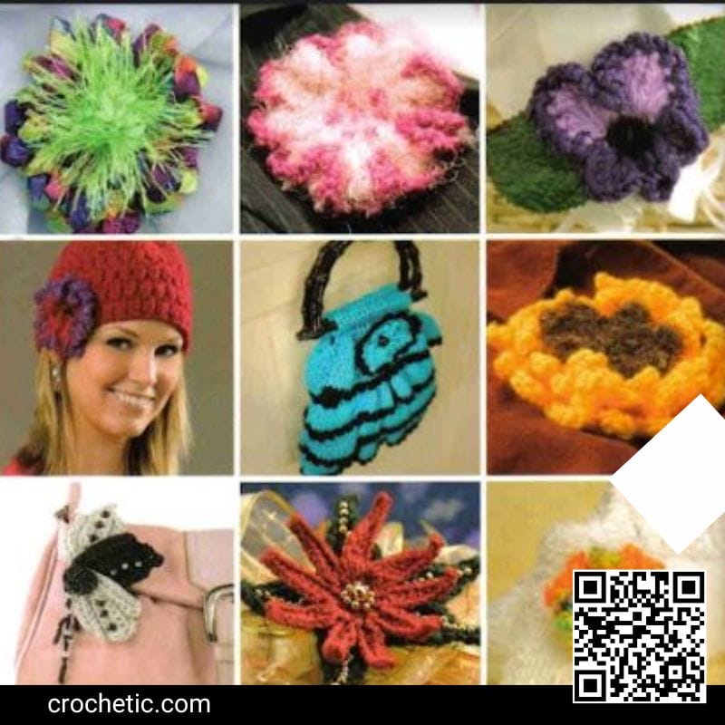 Fashion Flowers To Crochet - Crochet Pattern
