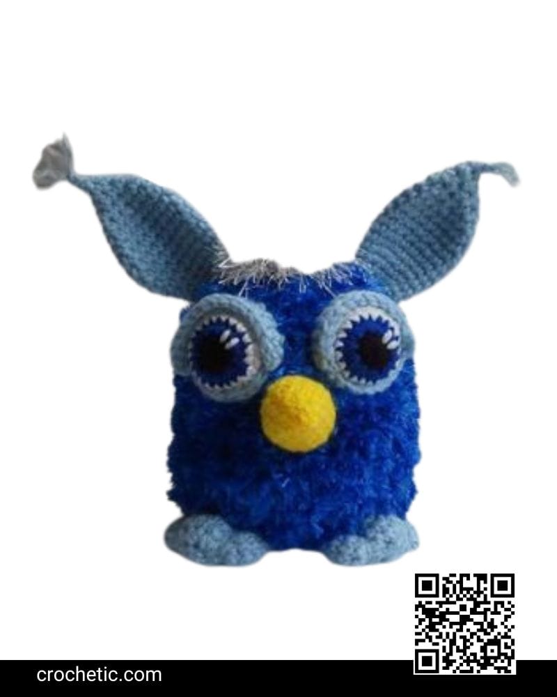 Furby Inspired Softie - Crochet Pattern