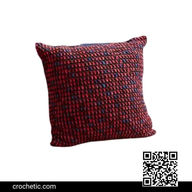 Granite Stitch Floor Cushion - Crochet Pattern