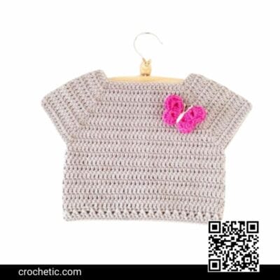 Half Sleeve Toddler Sweaters - Crochet Pattern