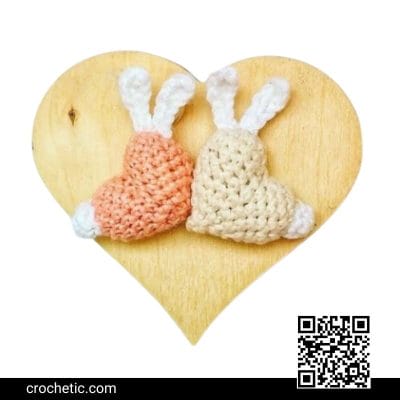 Heart Bunny - Crochet Pattern