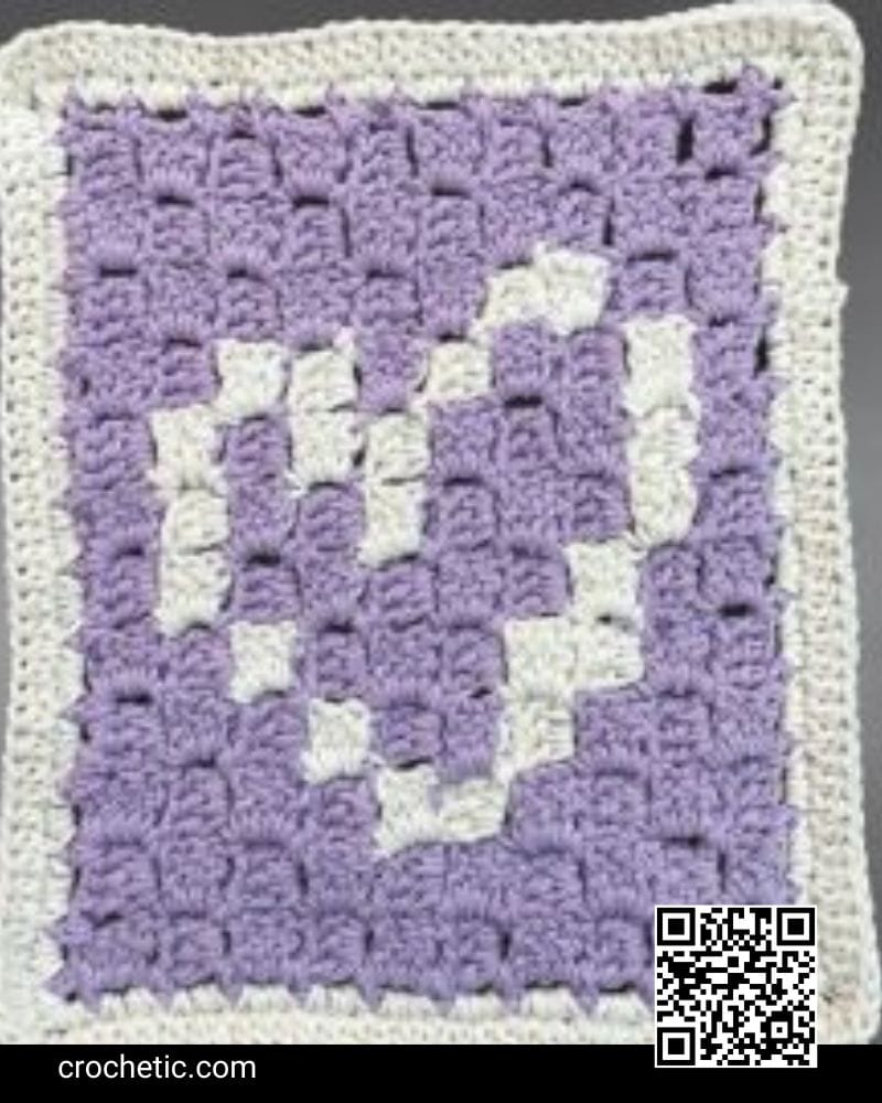 Heart Shine Dishcloth - Crochet Pattern