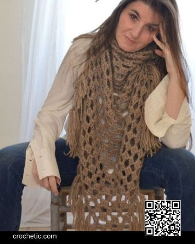 Hippy Scarf - Crochet Pattern