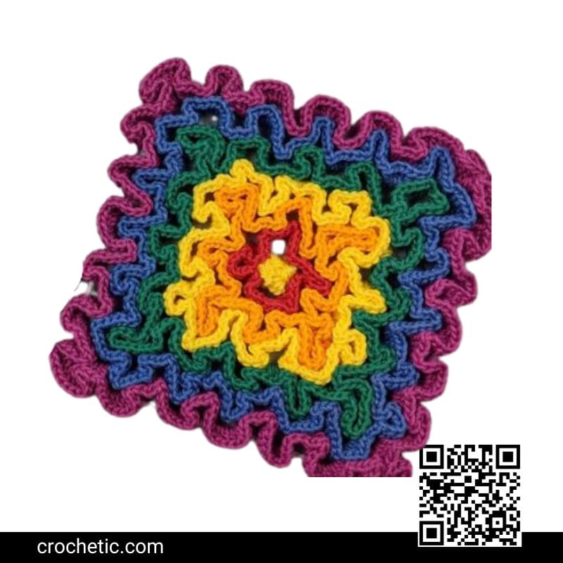 Hot Pad And Coaster - Crochet Pattern