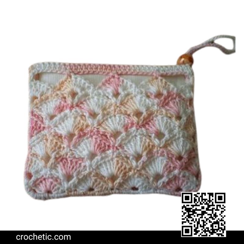Ice Cream Zip Purse - Crochet Pattern