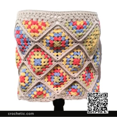 Patch Work Skirt - Crochet Pattern