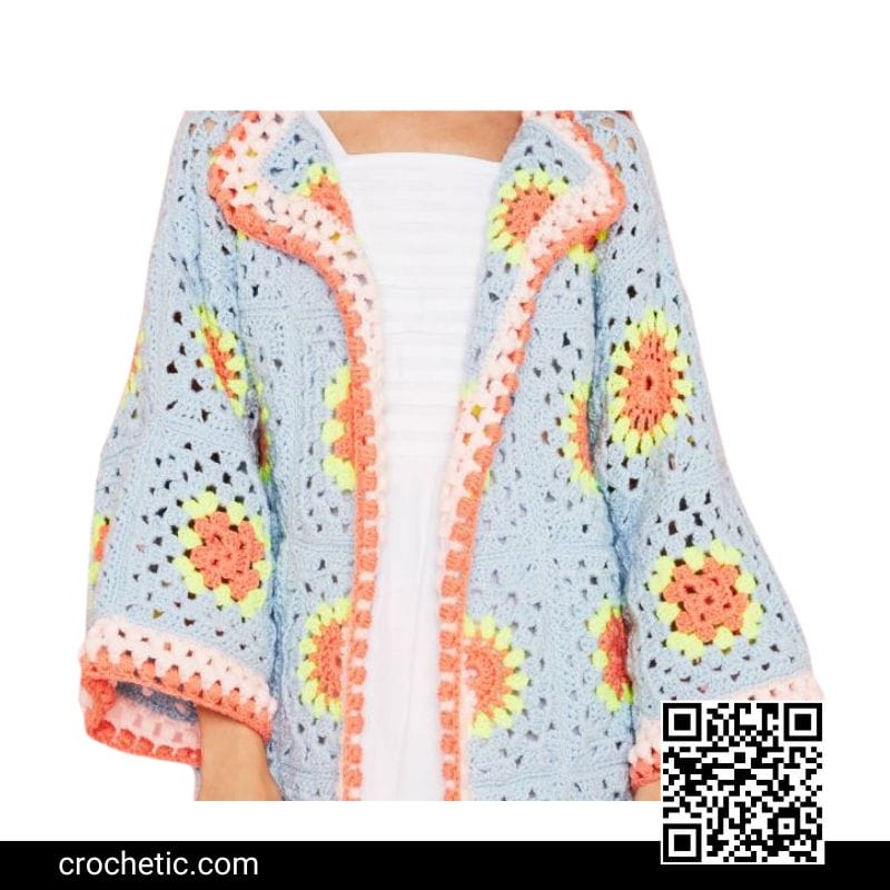 Kaleidoscope Coat-Crochet Pattern