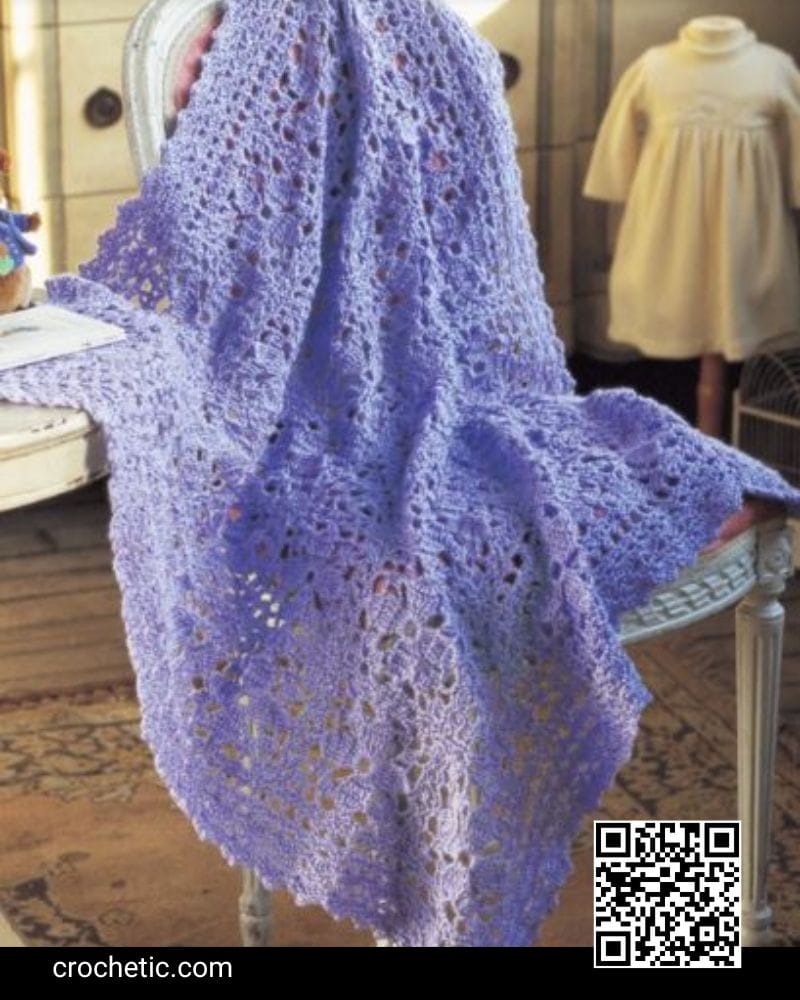 Lacy Lilac Blanket – Crochet Pattern