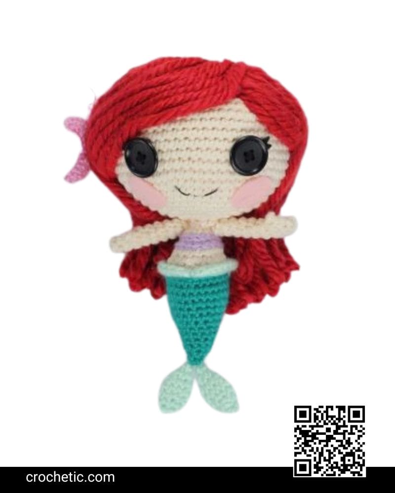 Lalaloopsy Candy Little Ariel - Crochet Pattern