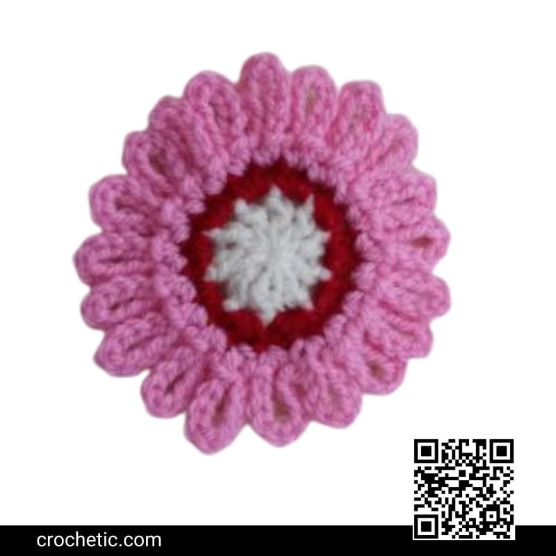 Loopy Flower - Crochet Pattern