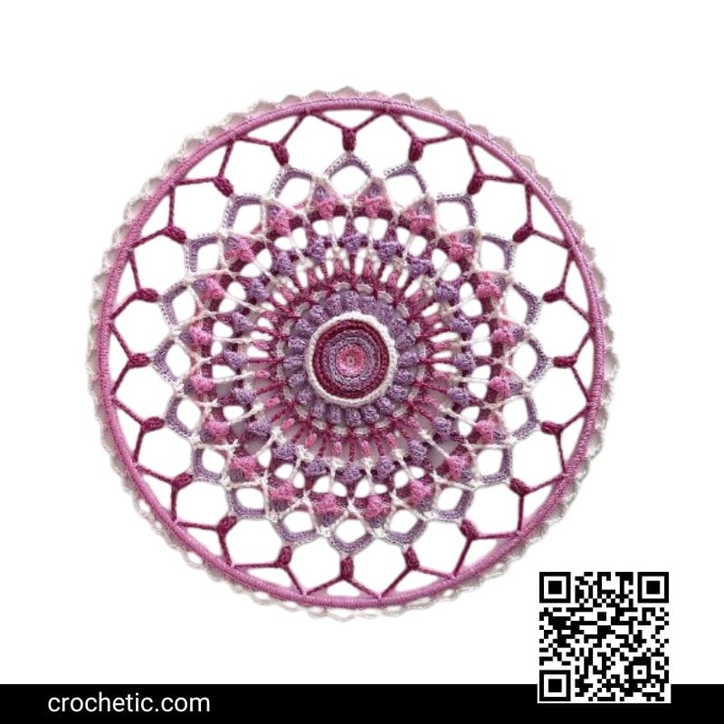 Lullaby of Blooms Mandala - Crochet Pattern