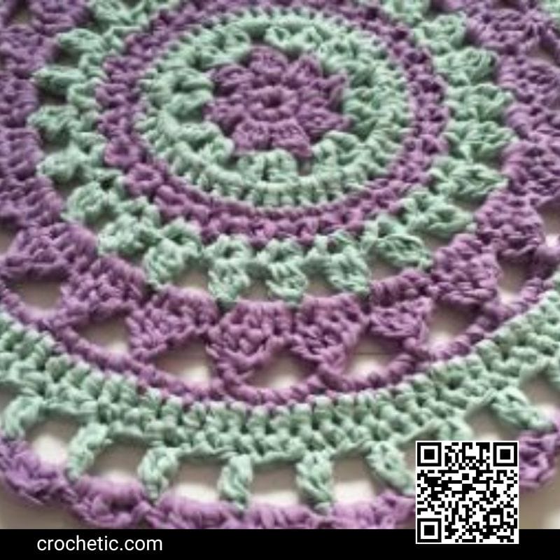 Mandala Style Island Rugs - Crochet Pattern
