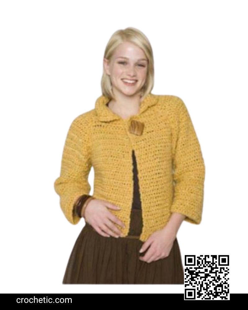 Matinee 'Swing' Jacket - Crochet Pattern
