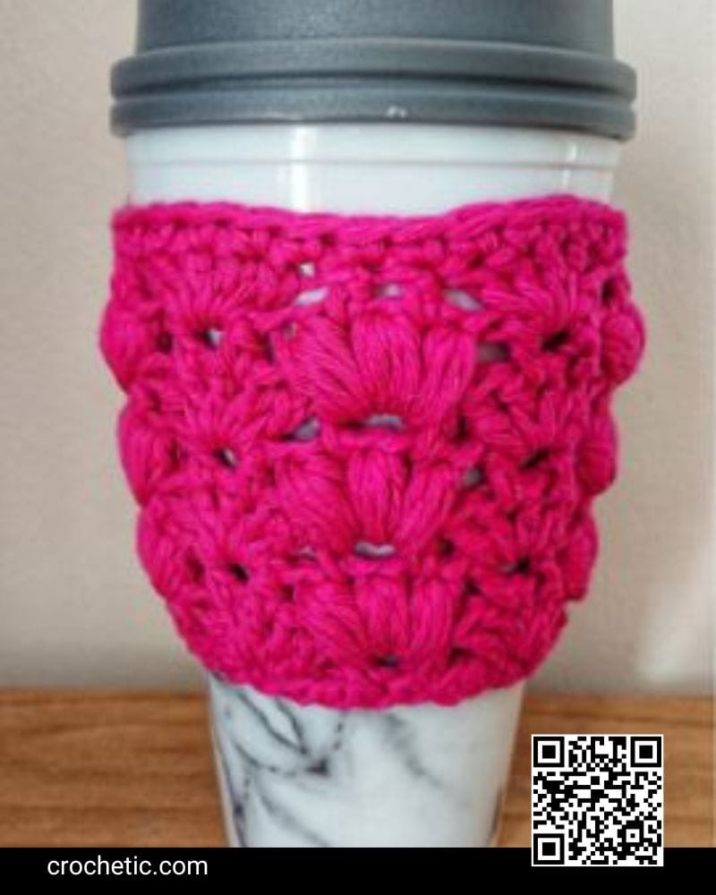 Melda Coffe Cup Cozy - Crochet Pattern