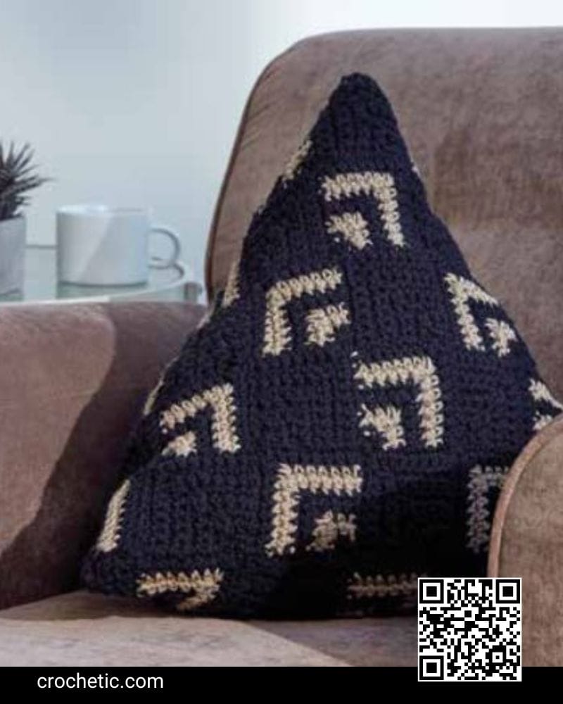 Mosaic Pillow - Crochet Pattern