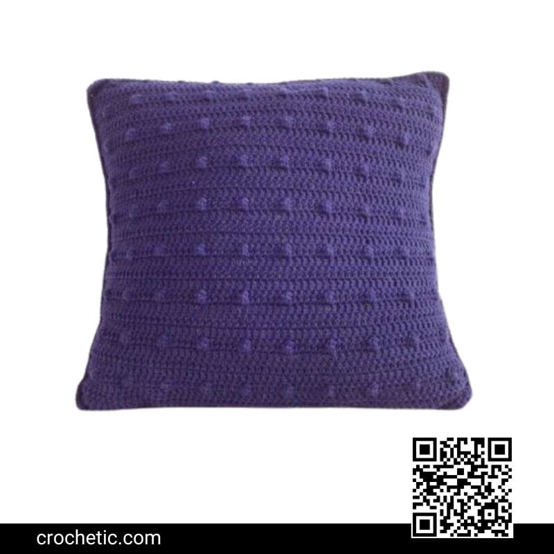 Bobble Stitch Pillow - Crochet Pattern