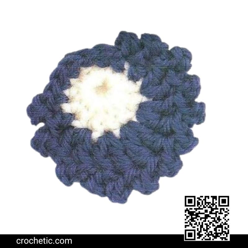 Oval Center Rose - Crochet Pattern