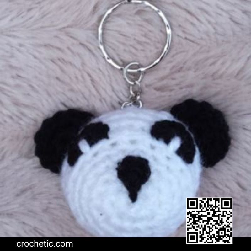 Panda Keychains - Crochet Pattern