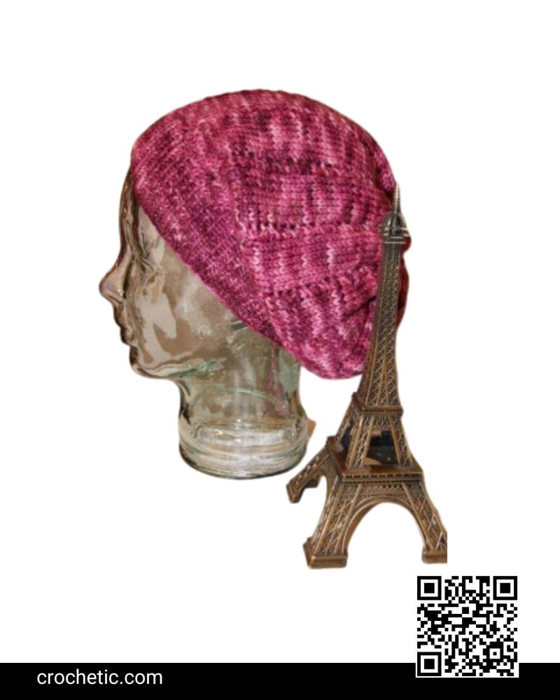 Paris Slouch Beret - Crochet Pattern