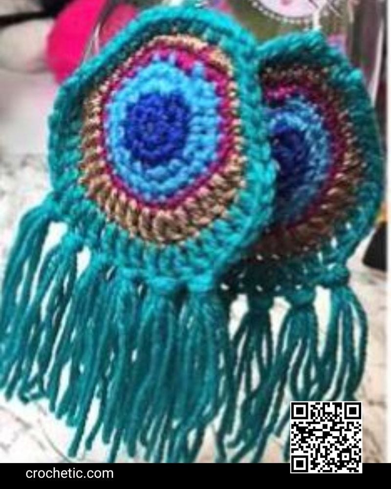 Peacock Motif - Crochet Pattern
