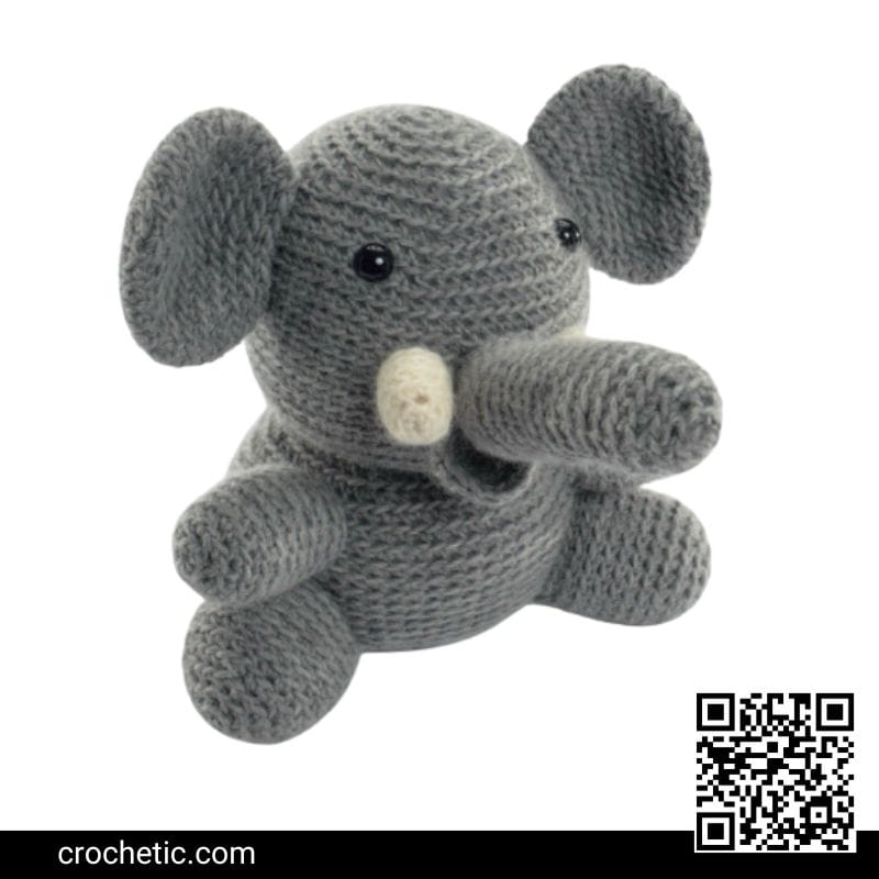 Peanut the Elephant – Crochet Pattern