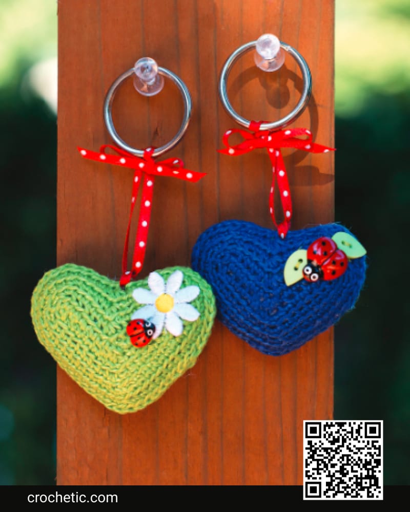 Be Mine Keychain - Crochet Pattern