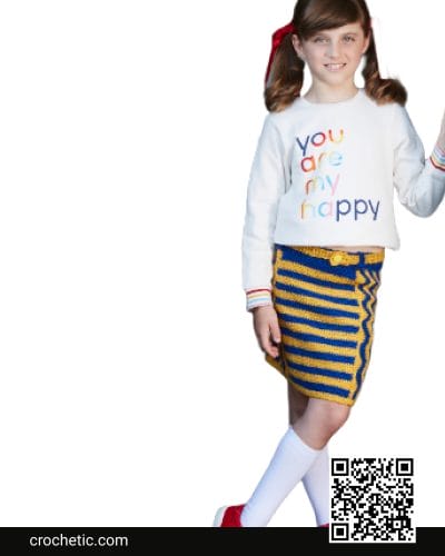Sandi Zig Zag Skirt - Crochet Pattern
