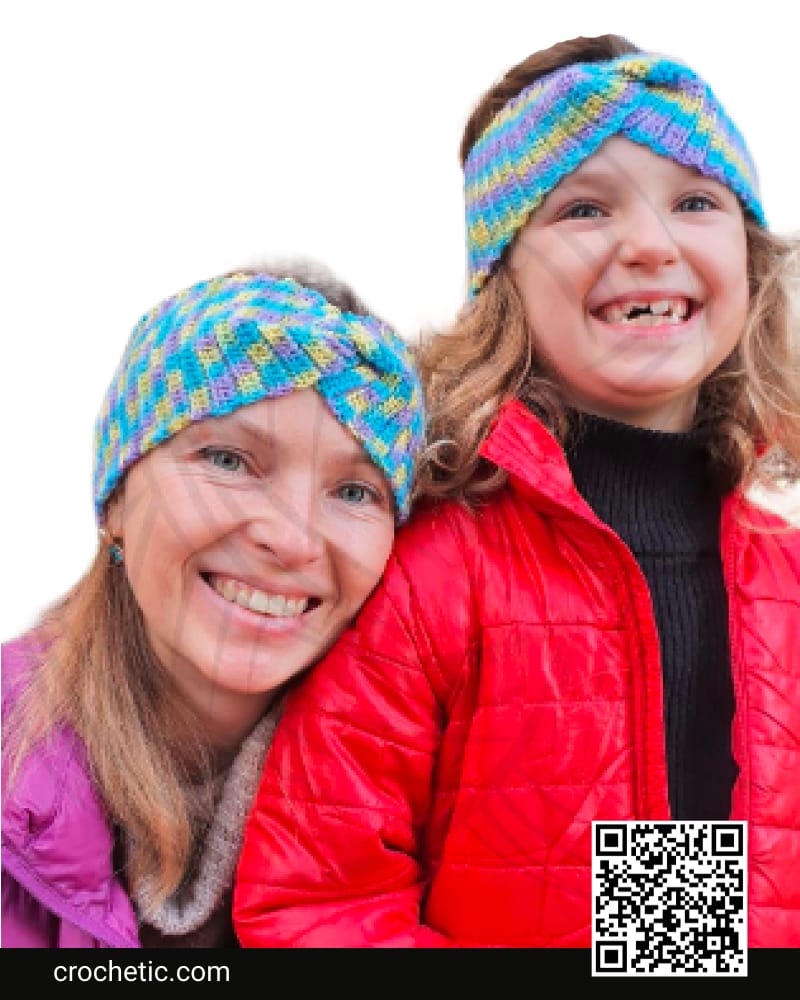 Happy Days Headband - Crochet Pattern