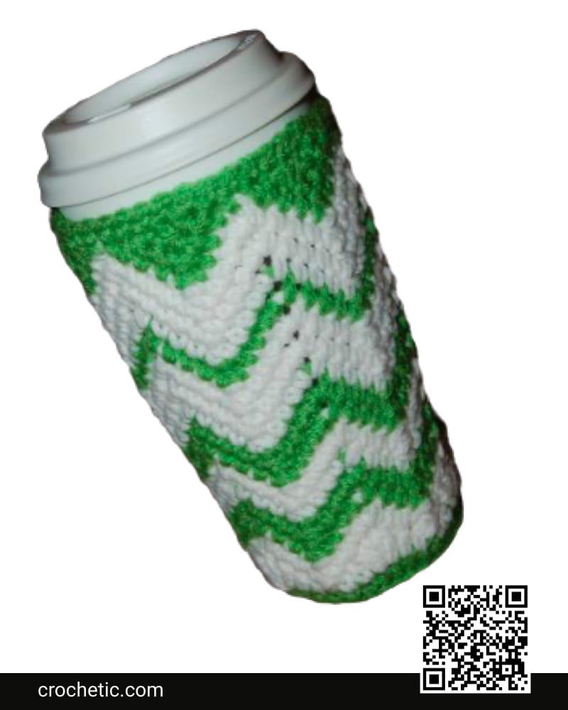 "Chasing Chevrons" Venti Cozy - Crochet Pattern