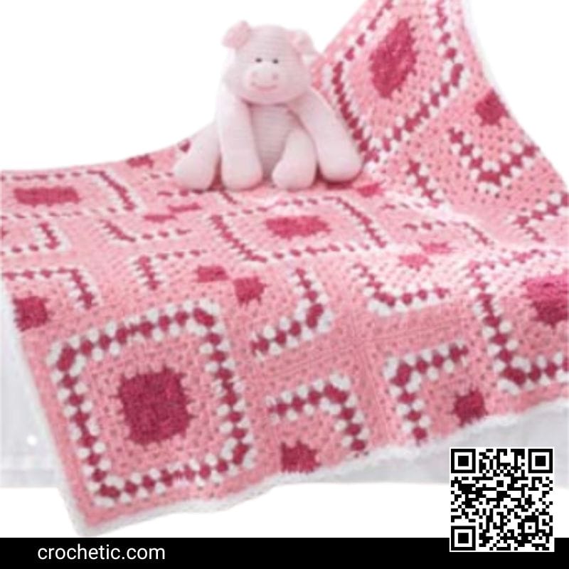 Puzzle Blocks Baby Blanket – Crochet Pattern