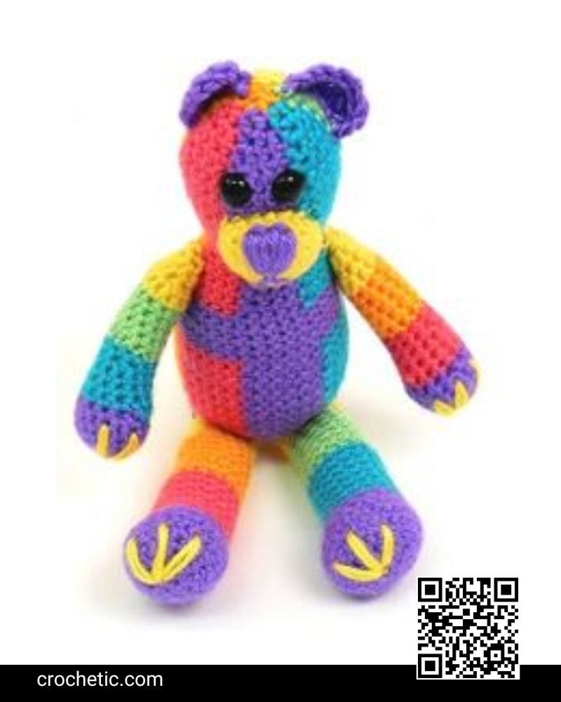Rainbow Bear - Crochet Pattern