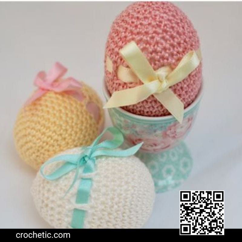 Ribbon Egg - Crochet Pattern