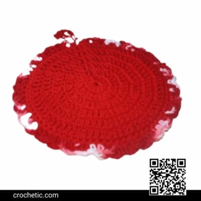 Ribbon Hot pad - Crochet Patter