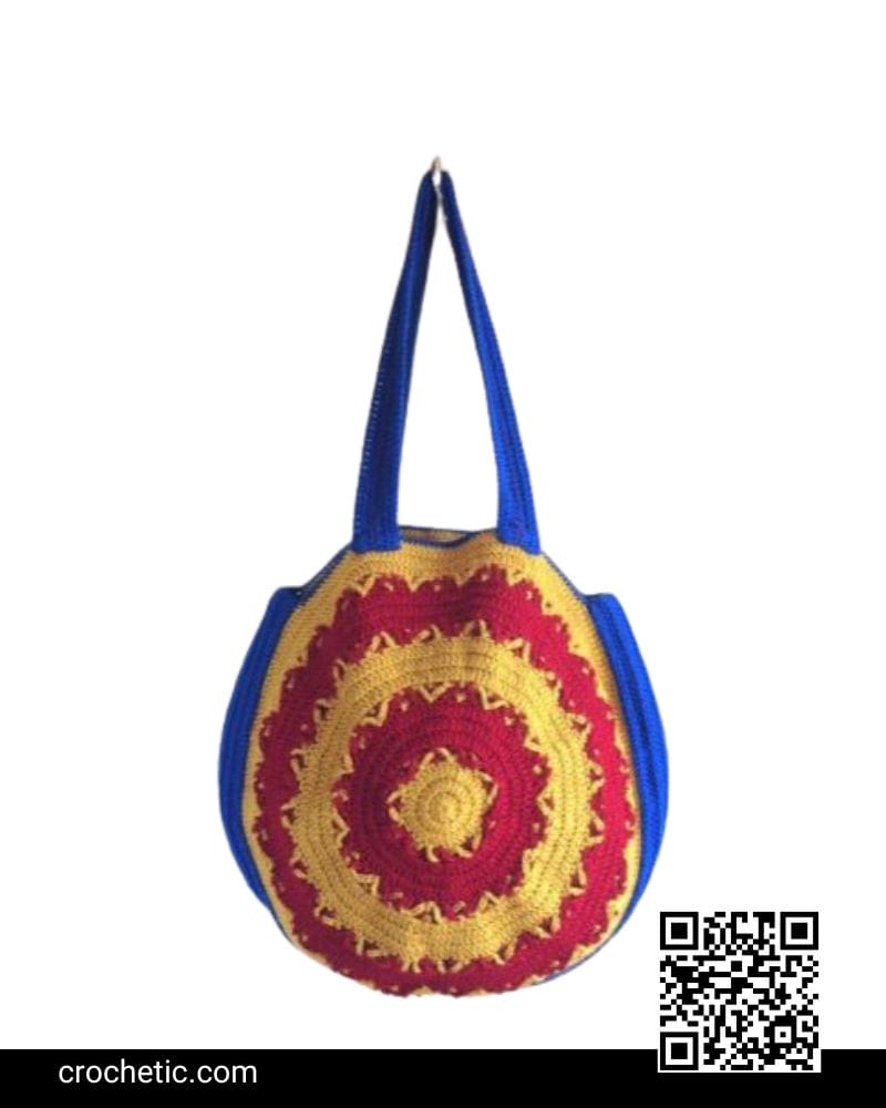 Rising Sun Bag - Crochet Pattern
