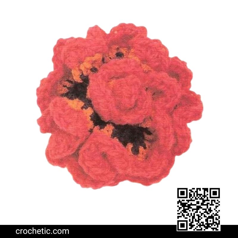 Ribbon Rose - Crochet Pattern