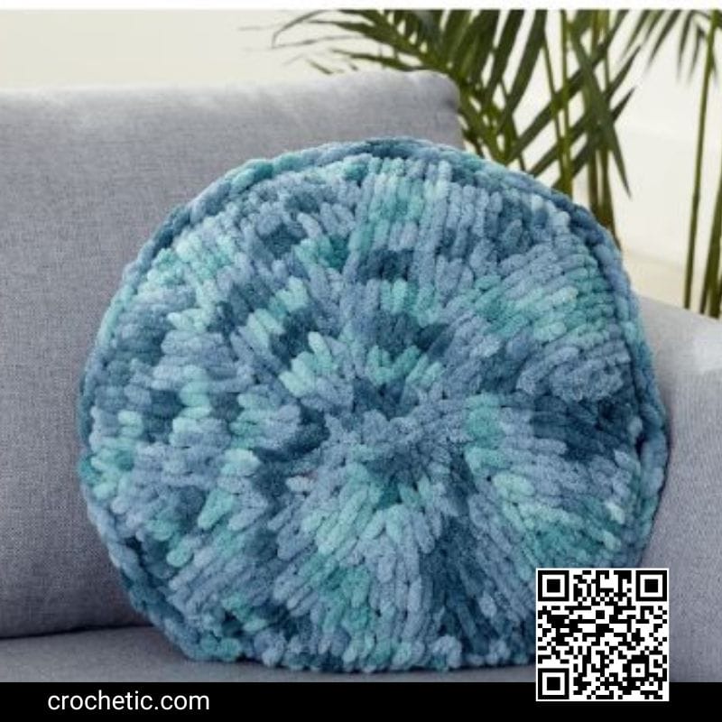 Round Pillow - Crochet Pattern