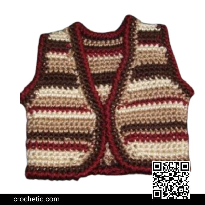 Saddle Tramp Vest - Crochet Pattern