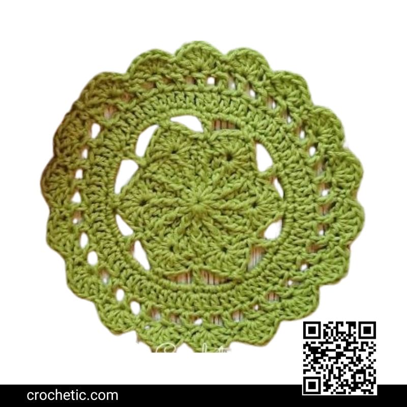 Sakura Coaster - Crochet Pattern