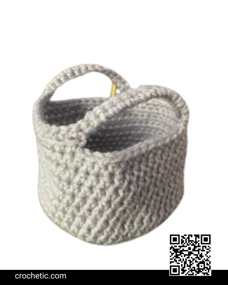 Simple Basket - Crochet Pattern