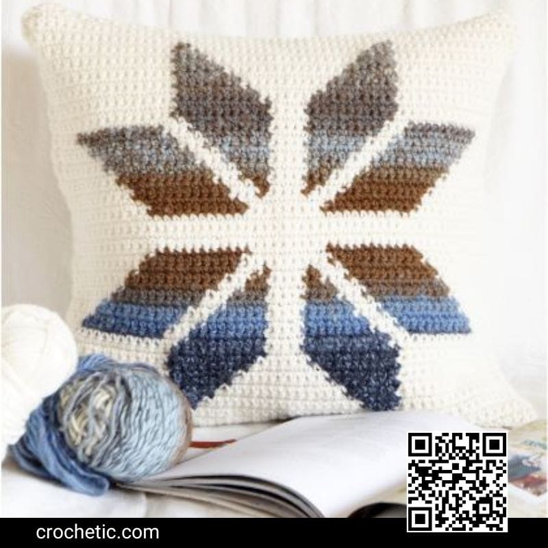 Snowflake Cushion - Crochet Pattern