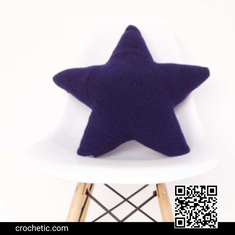 Star Pillow - Crochet Pattern